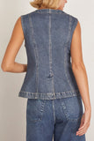 Rag And Bone Miramar Ponte Olivia Vest in Woodside