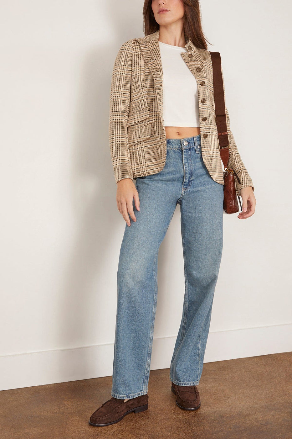 Rag And Bone Shea High Rise Ankle Straight Jean in Ithaca