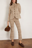 Rag And Bone Slade Ponte Blazer in Tan Multi