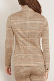 Rag And Bone Slade Ponte Blazer in Tan Multi