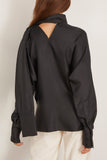 Rohe Foulard Silk Top in Black