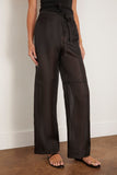 Rohe Organza Silk Parachute Trousers in Black