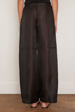 Rohe Organza Silk Parachute Trousers in Black