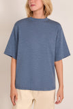 Rohe Oversized Soft Merino T-Shirt in Ocean Blue