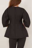 Rohe Sculptural Top in Black