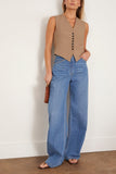 Rohe Tops Shaped Waistcoat in Khaki Rohe Shaped Waistcoat in Khaki