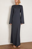 Rohe Signature Silk Dress in Storm