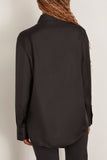 Rohe Silk Knotted Shirt in Black