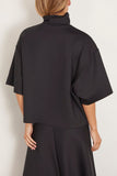 Rosetta Getty Tops Boxy Turtleneck Top in Black Rosetta Getty Boxy Turtleneck Top in Black