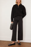 Rosetta Getty Sweaters Double Layer Pullover in Black Rosetta Getty Double Layer Pullover in Black