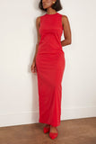 Rosetta Getty Fitted Sheath Dress in Red