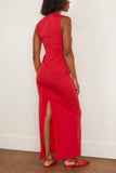 Rosetta Getty Fitted Sheath Dress in Red