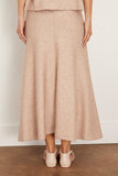 Rosetta Getty Flared Skirt in Beige