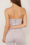 Rosetta Getty Tops Strapless Bandeau in Navy/Red Rosetta Getty Strapless Bandeau in Navy/Red