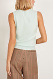 Rosetta Getty Tops Sweater Vest in Mint Rosetta Getty Sweater Vest in Mint