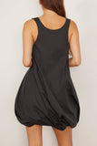 Rosetta Getty Twist Hem Tank Dress in Black