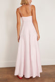 Rosie Assoulin High Garden Maxi Dress in Blush