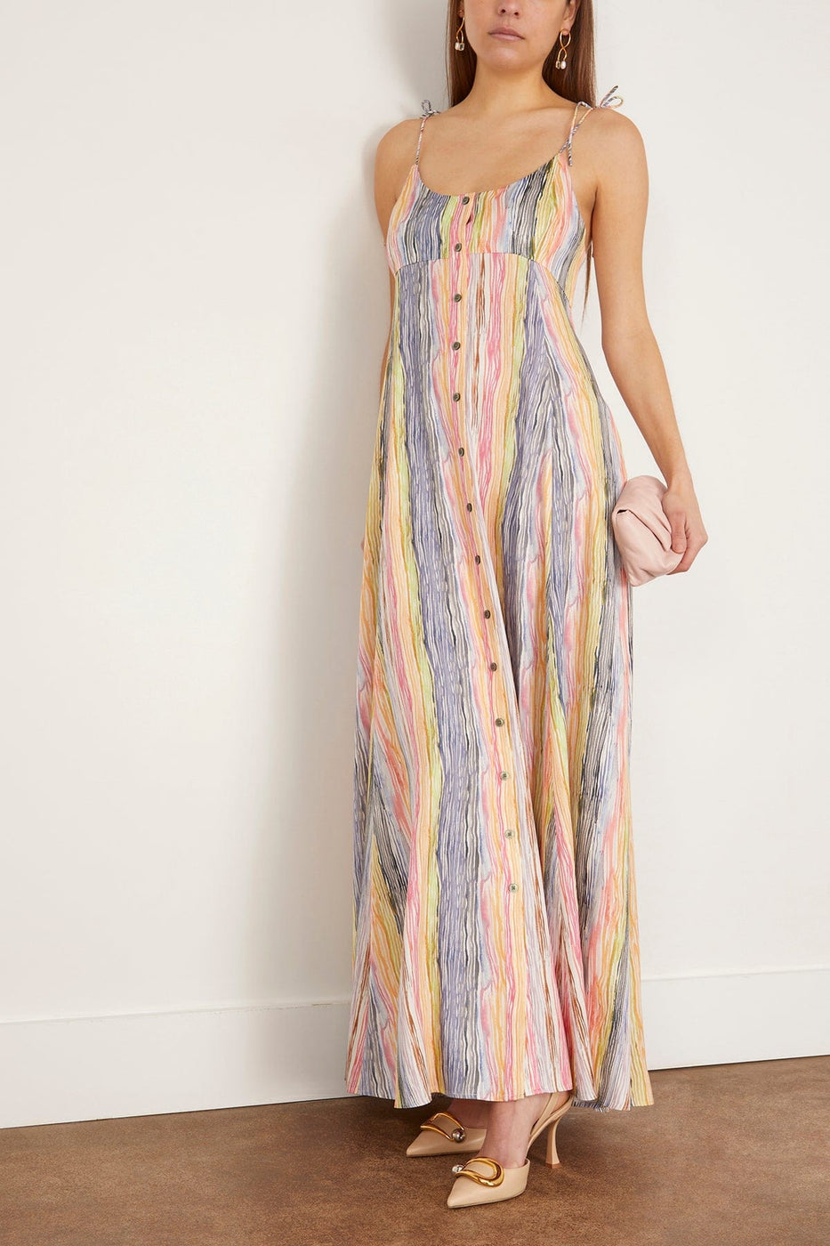 Rosie Assoulin High Garden Maxi Dress in Rainbow Hampden Clothing Rosie Assoulin High Garden Maxi Dress in Rainbow Hampden Clothing