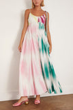 Rosie Assoulin High Garden Maxi Dress in Tie Dye