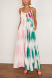 Rosie Assoulin High Garden Maxi Dress in Tie Dye