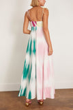 Rosie Assoulin High Garden Maxi Dress in Tie Dye