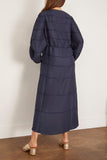 Rosie Assoulin Ribbon Caftan Dress in Navy