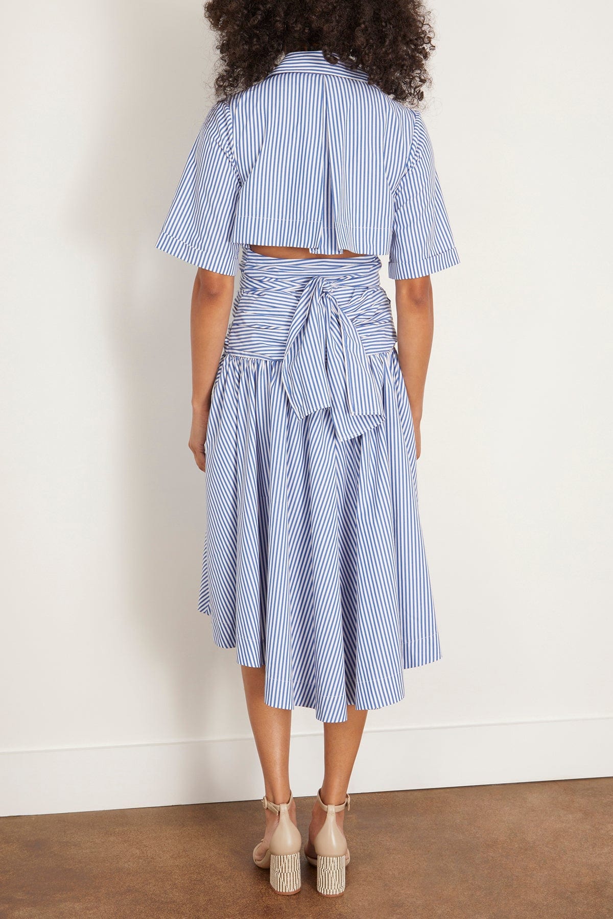 Rosie Assoulin Tie Shirt Dress | Blue/Stripe | Size 6 | Shopbop Rosie Assoulin Tie Shirt Dress | Blue/Stripe | Size 6 | Shopbop