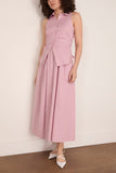 Tanya Taylor Hannah Dress in Vintage Rose/Optic White