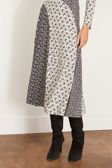 Sea Skirts Panna Printed Skirt in Black SEA Panna Printed Skirt in Black