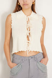Sea Tops Abbie Knit Vest in Cream SEA Abbie Knit Vest in Cream