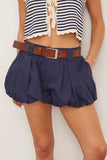 Sea Shorts Adele Sportswear Bubble Short in Navy SEA Adele Sportswear Bubble Short in Navy