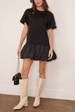 Sea Alberta Pearl T-Shirt Dress in Black