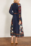 Sea Casual Dresses Cassia Print Long Sleeve Dress in Navy SEA Cassia Print Long Sleeve Dress in Navy