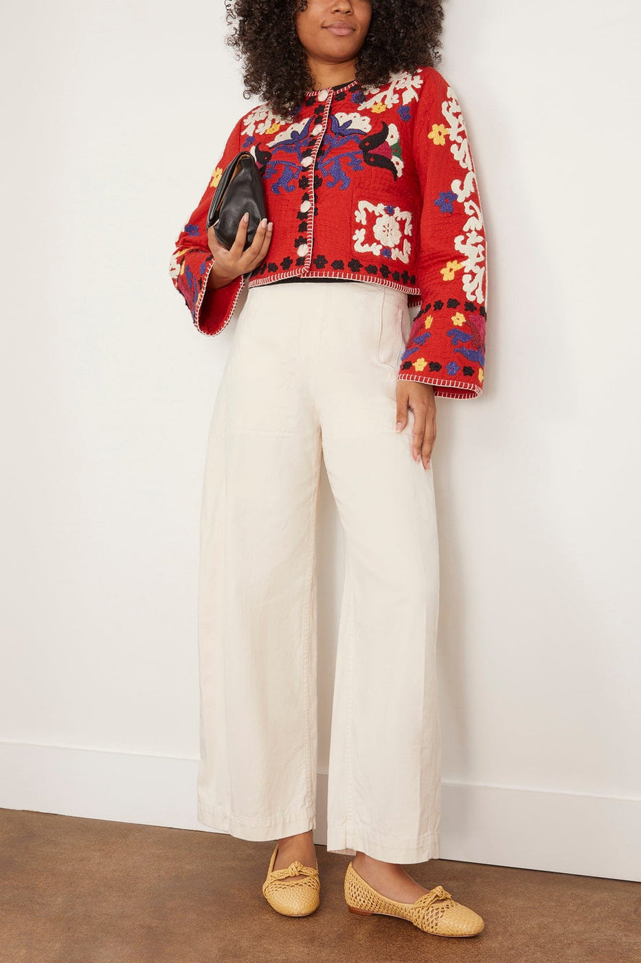 Sea Jackets Catrine Applique Jacket in Red Catrine Applique Jacket in Red