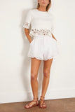 Sea Shorts Elke Soutache Short in White SEA Elke Soutache Short in White