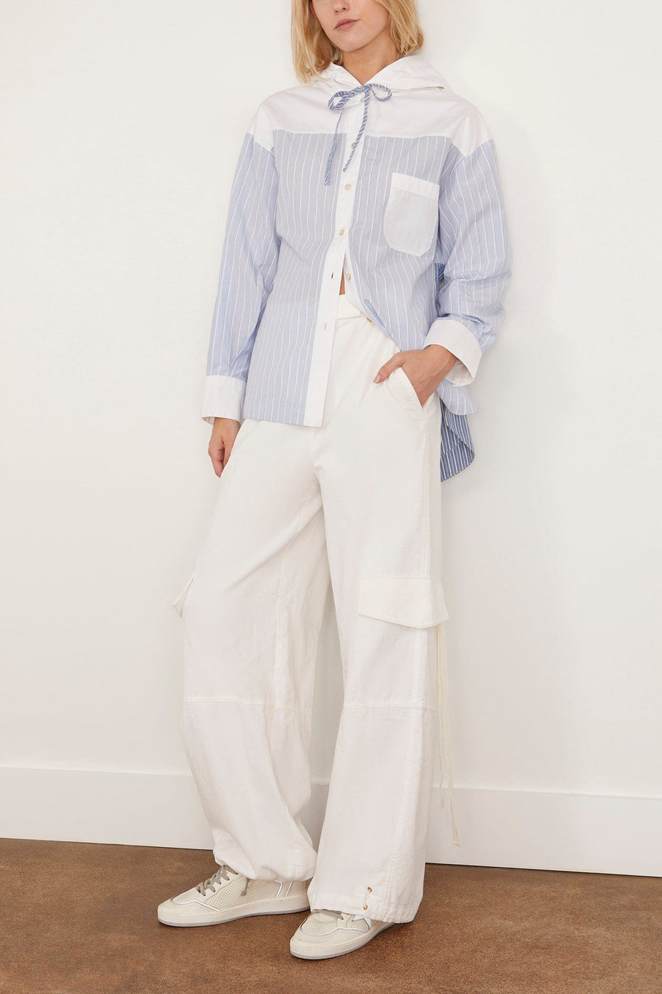 Sea Tops Helmi Striped Shirting Blouse in Blue SEA Helmi Striped Shirting Blouse in Blue