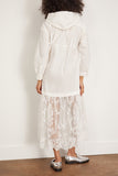 Sea Casual Dresses Marja Embroidery Hoodie Dress in Pearl SEA Marja Embroidery Hoodie Dress in Pearl