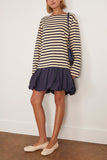 Sea Athena Solid Combo T-Shirt Bubble Dress in Multi