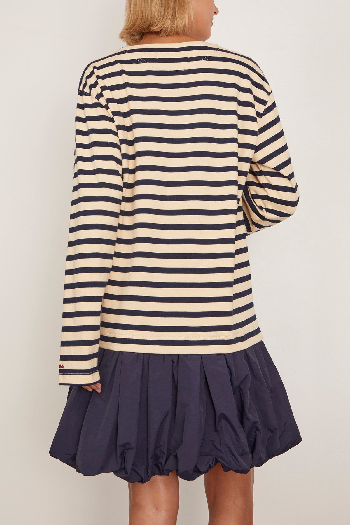Sea Athena Solid Combo T-Shirt Bubble Dress in Multi