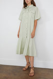 Sea Sullivan Sportswear Midi Shirt Dress in Seafoam