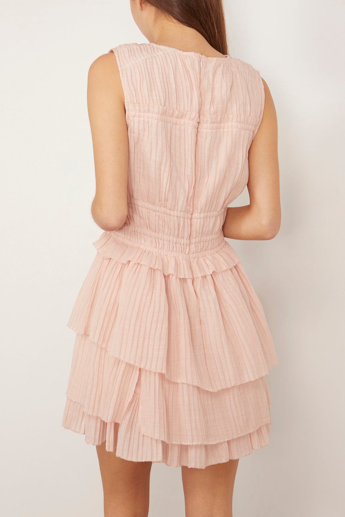 Sea Thalia Ramie Tank Mini Dress in Blush