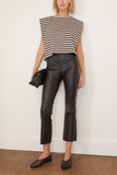 SPRWMN Pants Crop Flare in Black SPRWMN Crop Flare in Black