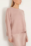 Sablyn Sweaters Alston Boyfriend Crewneck in Adobe Rose Sablyn Alston Boyfriend Crewneck in Adobe Rose