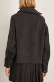 Sacai x Carhartt WIP Carhartt WIP Duck x Wool Knit Blouson in Black