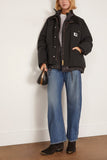 Sacai x Carhartt WIP Carhartt WIP Washed Duck Puffer Jacket in Black