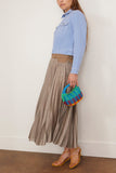 Sacai Skirts Denim Mix Skirt in Beige Sacai Denim Mix Skirt in Beige