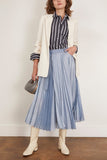 Sacai Denim Skirt in Light Blue