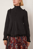Sacai Knit Blouson in Black