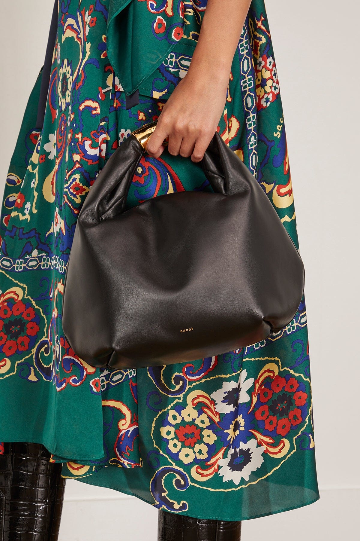 Sacai Padded Medium Bag in Black