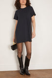 Sacai Paisley Print Cotton Jersey Dress in Navy/Khaki